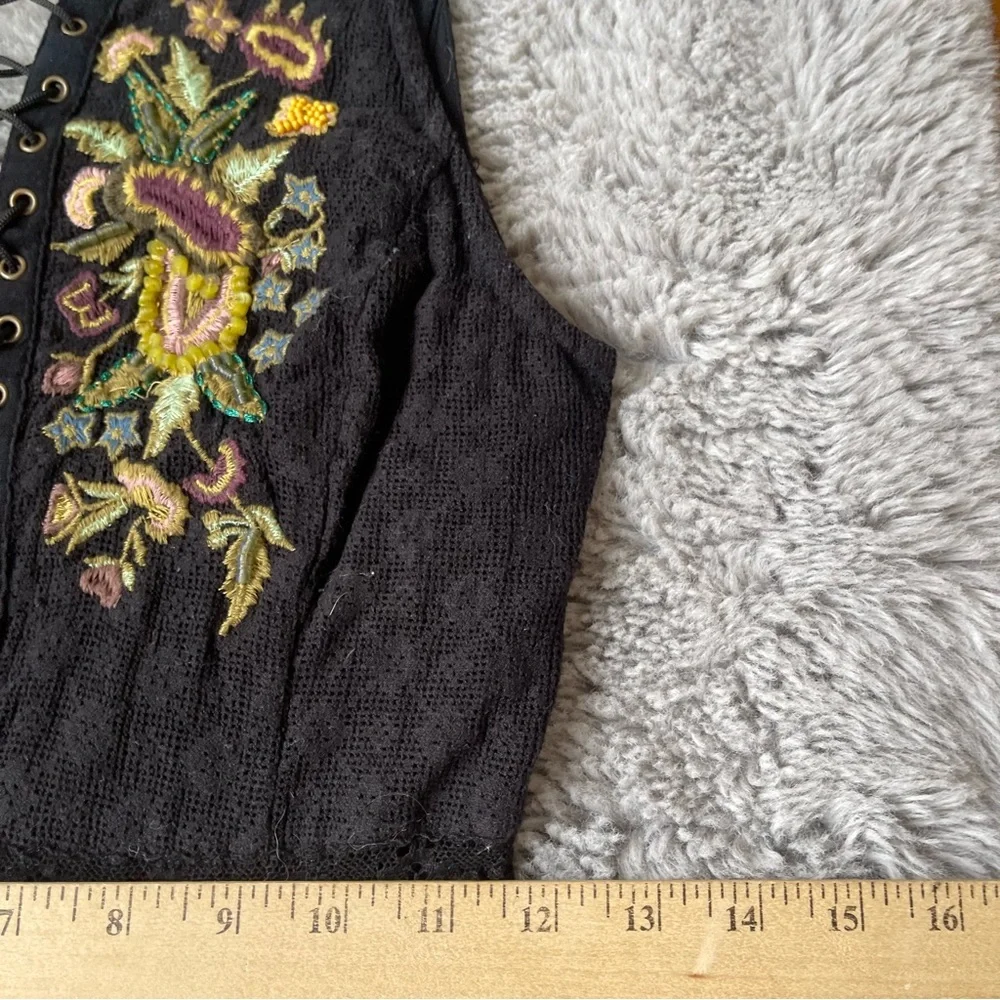 FREE PEOPLE Asymmetrical Embroidered Dress Bohemian‎ Festival